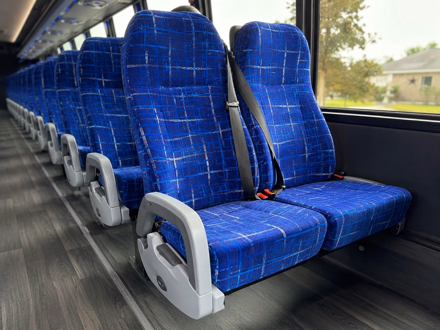 murray charter bus interior